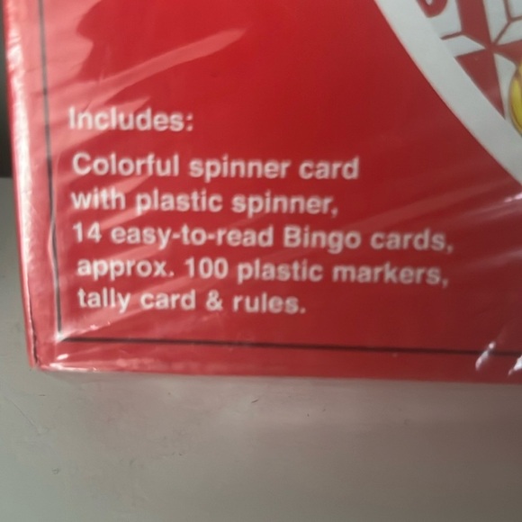 Red Bingo Game Set - Picture 3 of 4